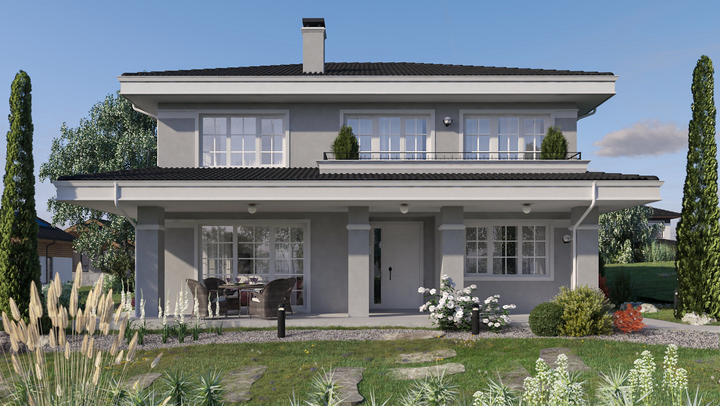 Проект на къща в гр. Попово