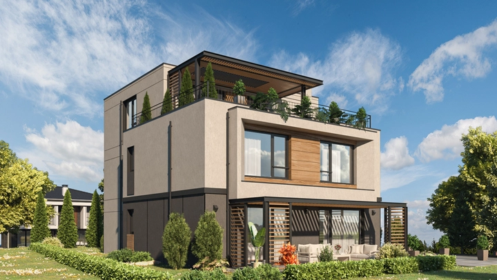 Проект на къща в гр. София