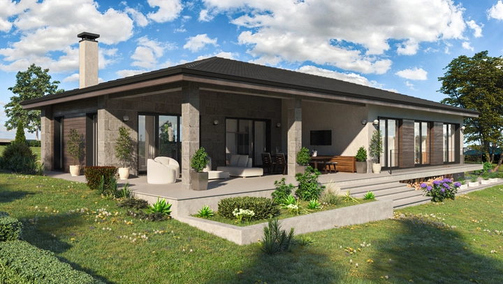 Проект на къща в с. Аврен