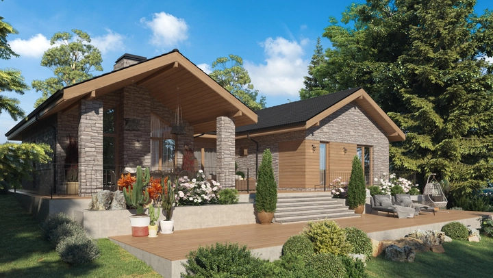 Проект на къща в с. Байлово