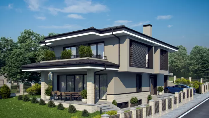 Проект на къща в гр. Банкя