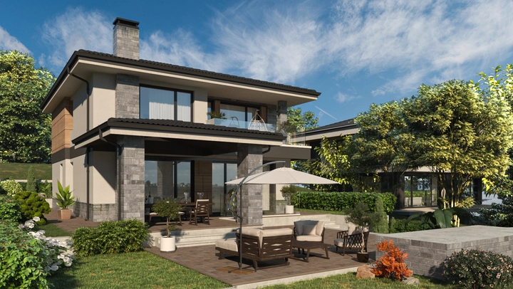 Проект на къща в с. Горна Малина