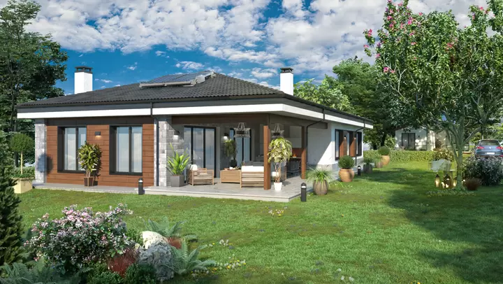 Проект на къща в с. Рибарица