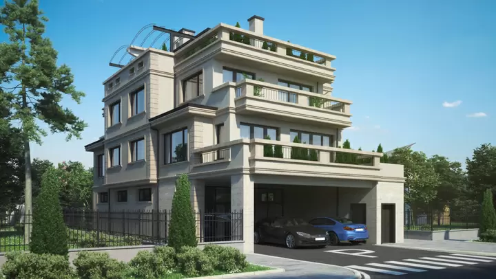 Жилищна сграда с магазин в гр. Мартен