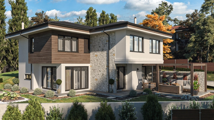 Проект на къща в гр. Банкя