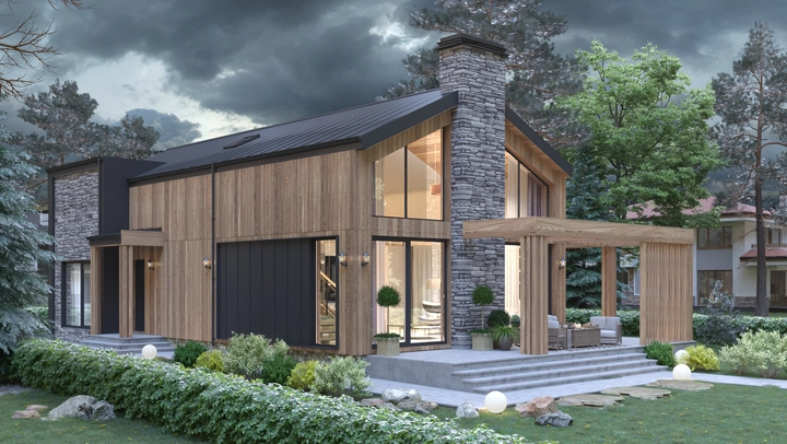 Проект на къща в с. Боснек