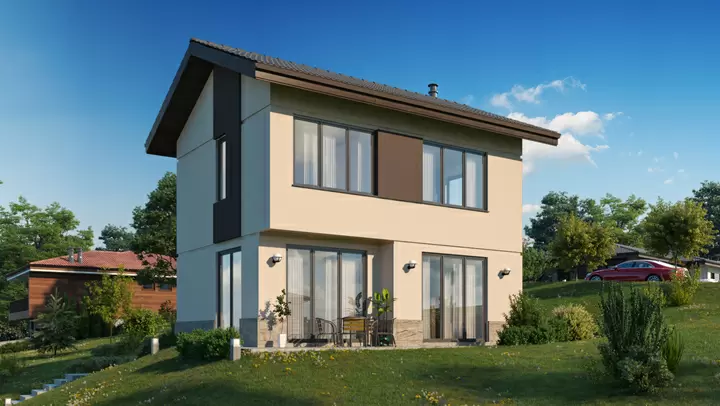 Проект на къща в с. Горна Малина