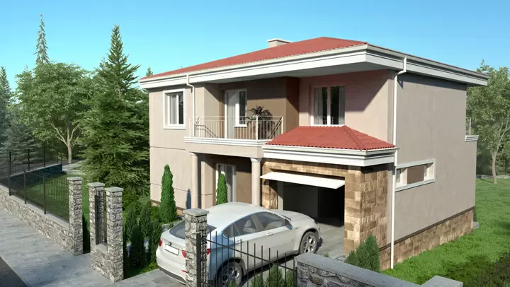 Проект на къща в с. Нови хан