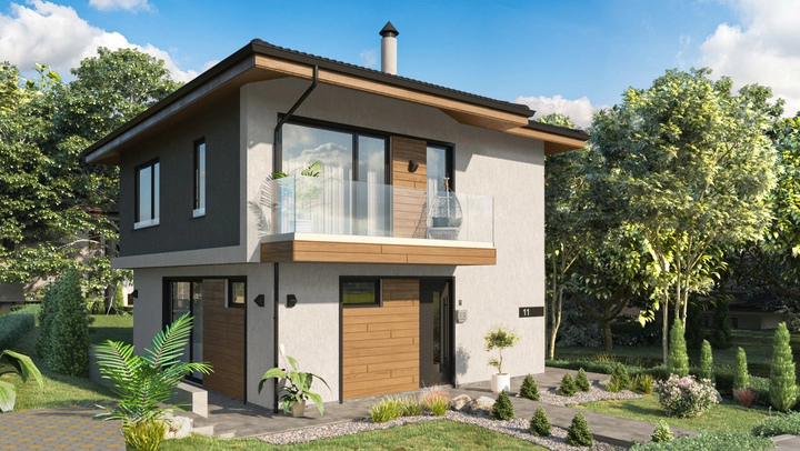 Проект на къща в с. Рударци