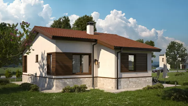 Проект на къща в с. Долна Малина