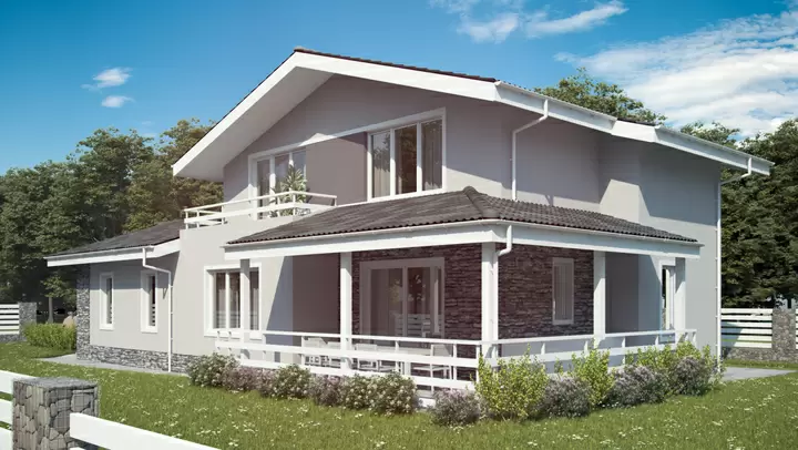 Проект на къща в с. Долни Богров